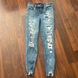 american eagle blue jeans